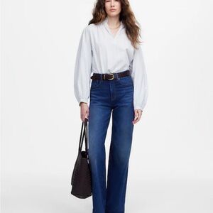 NWOT Madewell The Perfect Vintage Wide-Leg Jean Pipestone wash